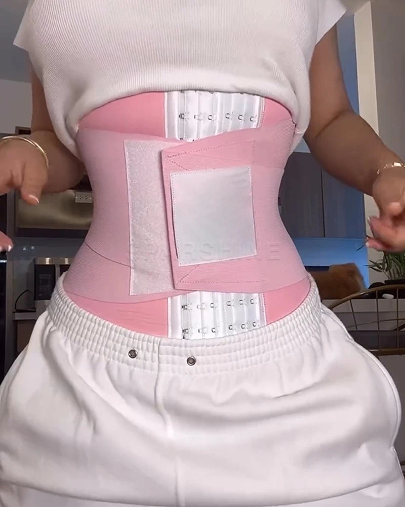 Sweat corset Fajas Colombians Girdle Waist Trainer Double Compression Tummy Control Body Shapewear Women Slimming Belly Shaper