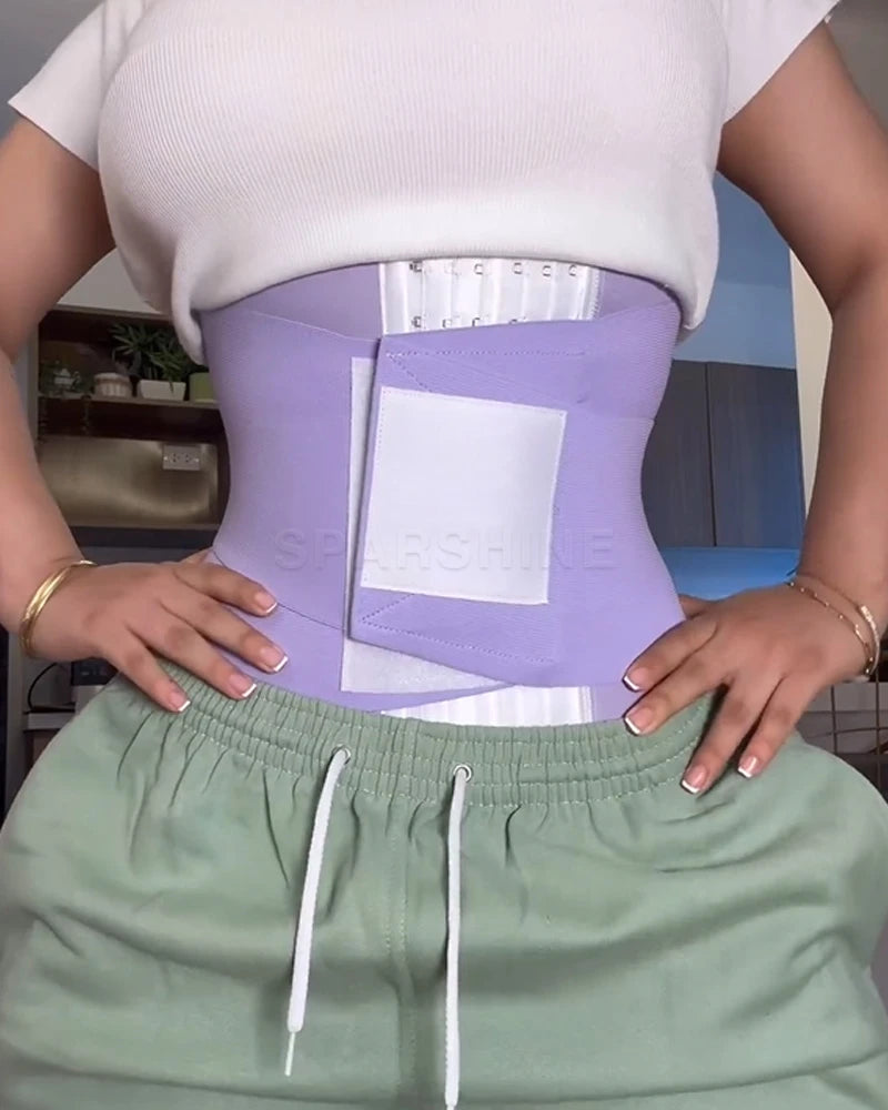 Sweat corset Fajas Colombians Girdle Waist Trainer Double Compression Tummy Control Body Shapewear Women Slimming Belly Shaper