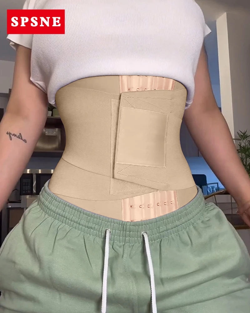 Sweat corset Fajas Colombians Girdle Waist Trainer Double Compression Tummy Control Body Shapewear Women Slimming Belly Shaper