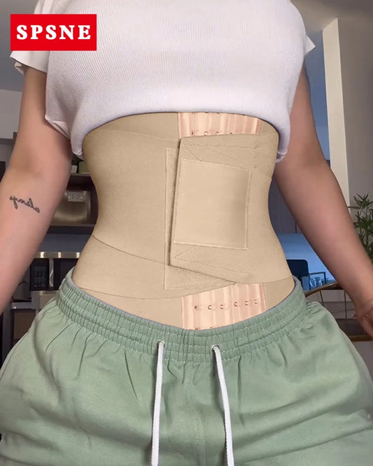 Sweat corset Fajas Colombians Girdle Waist Trainer Double Compression Tummy Control Body Shapewear Women Slimming Belly Shaper