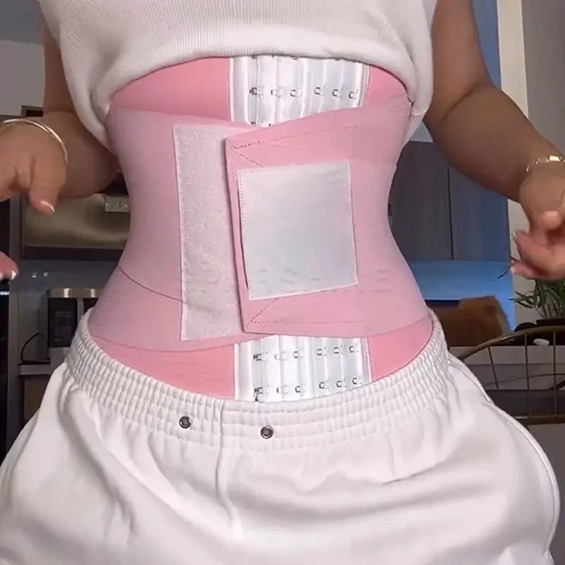 Sweat corset Fajas Colombians Girdle Waist Trainer Double Compression Tummy Control Body Shapewear Women Slimming Belly Shaper