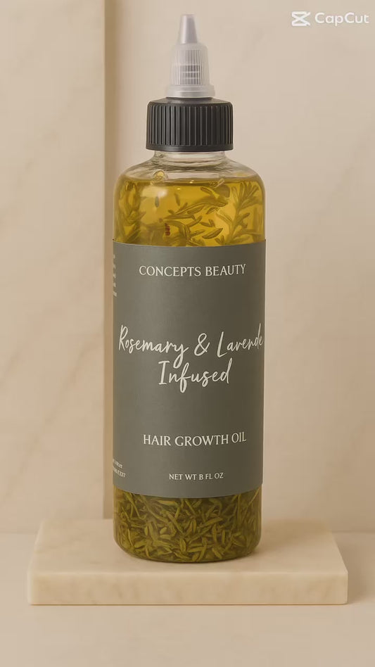 Hair Growth Oil Infused with Rosemary